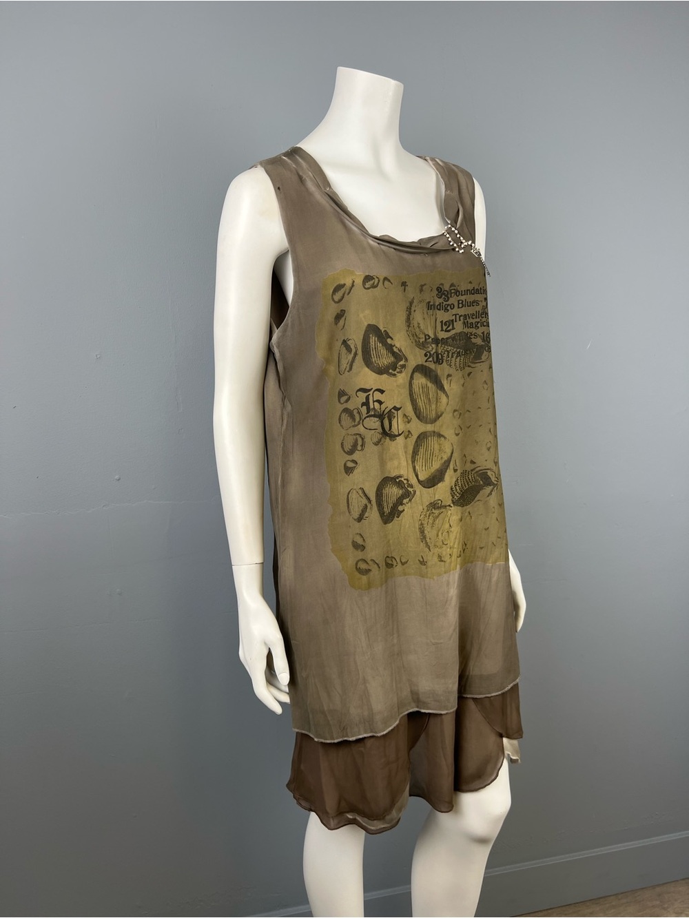 Boo Radley Australia Women’s Brown Layered Dress Tunic